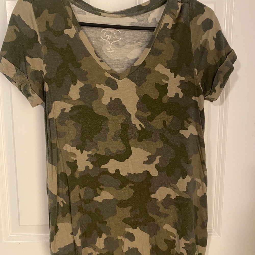 Short sleeve camo shirt